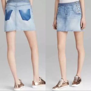 🆕 Marc Jacobs Jahoo A-line Workwear Blue Skirt 8